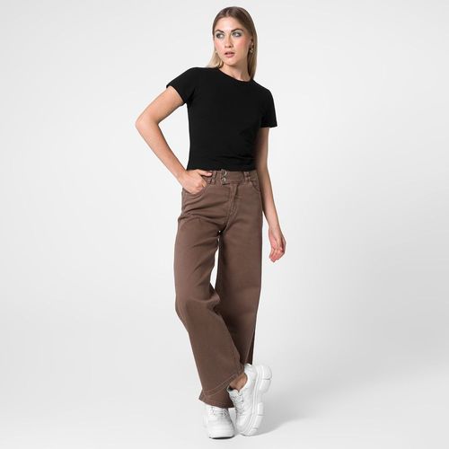 Pantalon Mujer Squeeze Drill Wide Leg Hemis