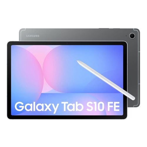 Tablet Samsung Galaxy Tab S10 FE 10.9" 128GB, 8GB RAM, 2304 x 1440 (WUXGA+), cámara principal 13MP, frontal 12MP + Lápiz + Teclado Gris