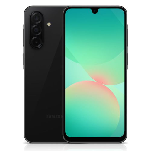 Celular Samsung Galaxy A26 5G 128GB, 6GB RAM, cámara principal 50MP + 8MP + 2MP, frontal 13MP, 6.7'', negro