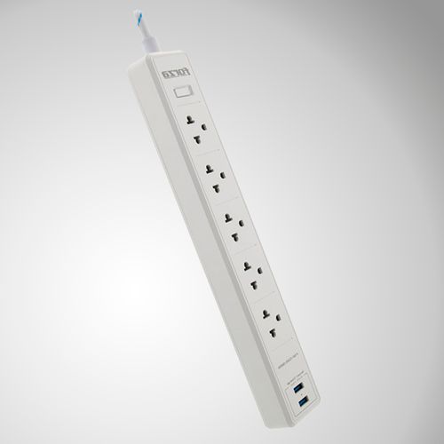 Supresor de picos Forza FSP-512USBW. 1540w usb/120v-240v Blanco