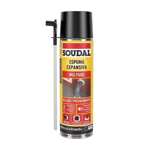 Espuma de poliuretano Soudal 500ml