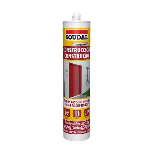 Silicona Neutra Soudal Transparente 310ml