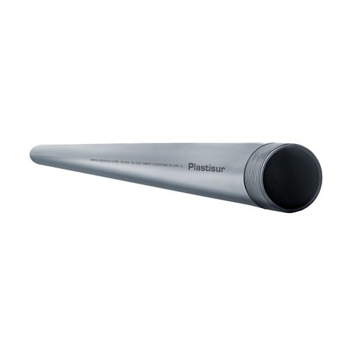 Tubo PVC Plastisur 1" x 5m Agua Fría con Rosca
