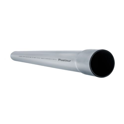 Tubo PVC Plastisur 1" x 5m Agua Fría sin Rosca