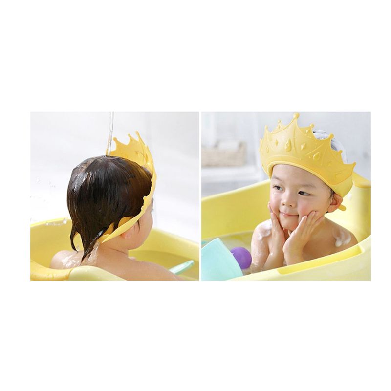 Gorro-de-Baño-Corona-Para-Bebe-Baby-Froggie-Amarillo