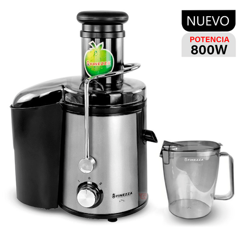 Extractor de Jugo 800W Finezza FZ-6098EX ACERO