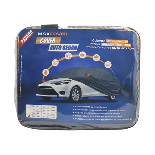 Cobertor para Auto Funda Gruesa Impermeable MAXCOVER - Talla XL