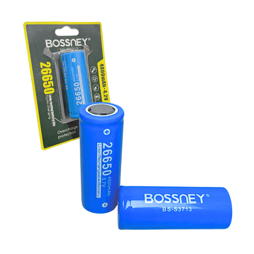 Bateria 26650 Recargable 4800mAh 4.2V BOSSNEY