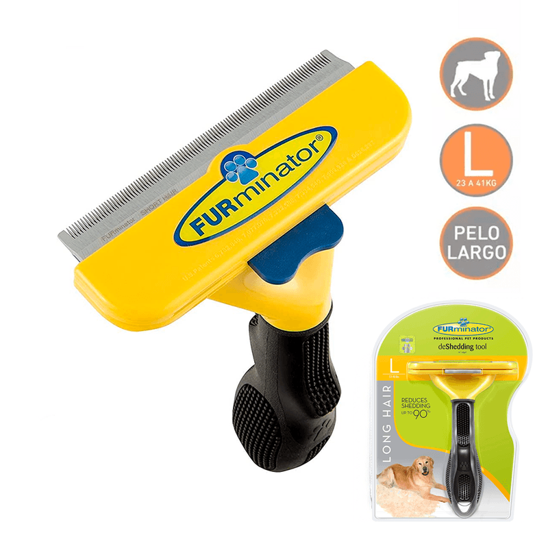 Peine-Tipo-Furminator-Removedor-de-Pelos-Para-Perros---Grande