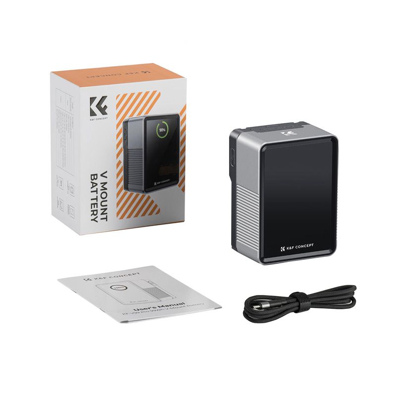 Bateria-V-Mount-6700mAh-99Wh-con-carga-rapida-K-F-Concept-KF280024V1