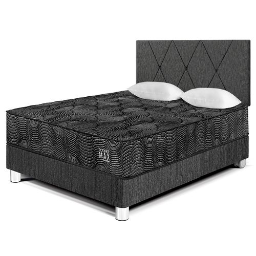 Dormitorio Paraíso Pocket Max Black 2PLZ Charcoal
