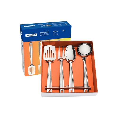 JUEGO DE UTENSILIOS TRAMONTINA 4 PIEZAS EXTRATA