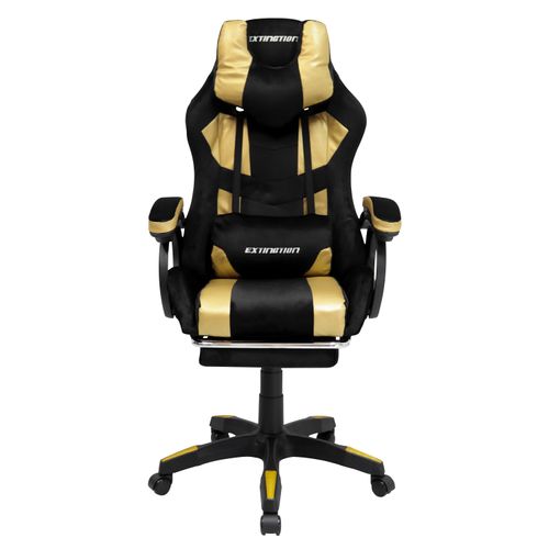 Silla Gamer Extingtion Sapp Gamuza-Cuerina Color Dorado
