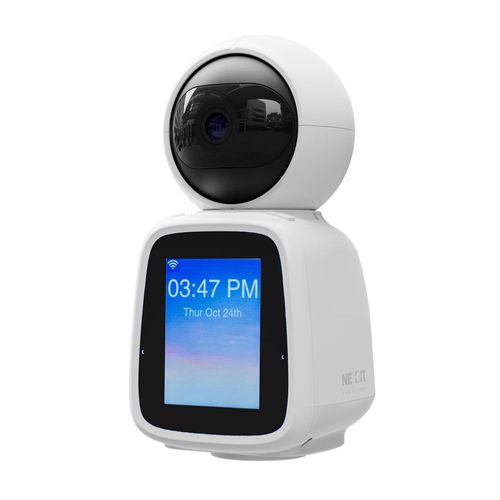Cámara de seguridad interna Nexxt PTZ inteligente, sensor de movimiento 1080p, Wi-Fi, micrófono, altavoz, videollamada, iOS/Android, app Nexxt