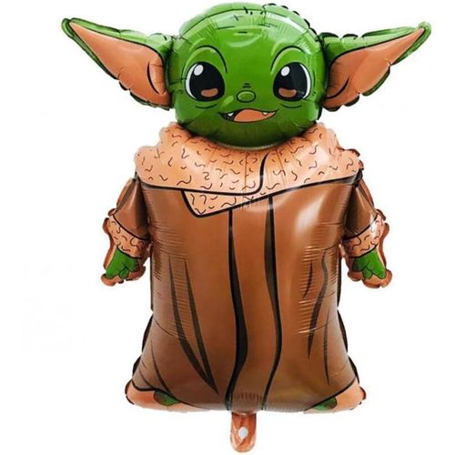 Set x 2 globos metálicos Yoda Star Wars fiesta cumpleaños