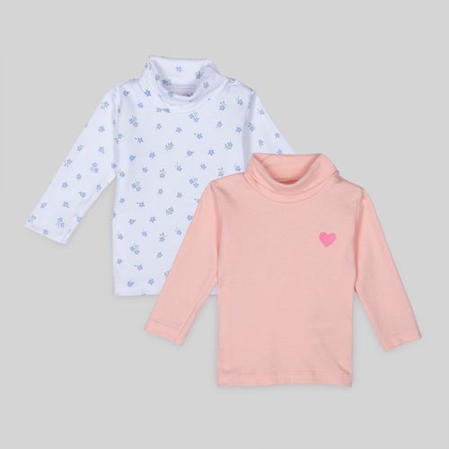 Polo Pack X2 Para Bebe Niña Baby Circus Cafarena