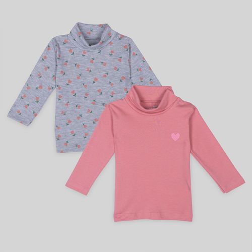 Polo Pack X2 Para Bebe Niña Baby Circus Cafarena