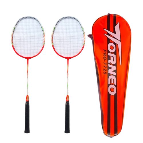 RAQUETAS PARA BÁDMINTON #PRO-7725 TORNEO NARANJA
