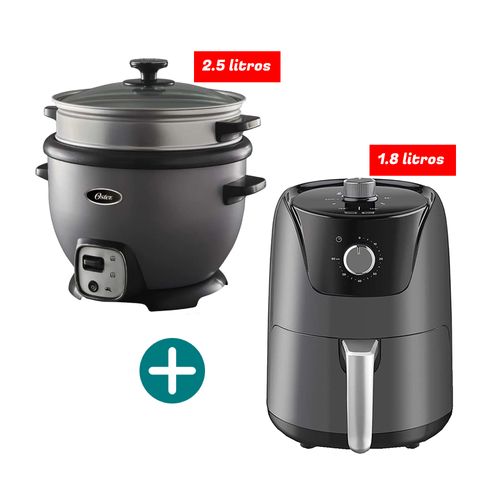 Arrocera Oster CKSTRC7030S + Freidora Oster de 1.8 Lt CKSTAF18M- JYA