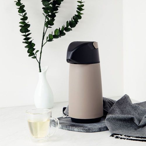 Termo con Sifón 1 Lt Beige c/Negro - Tramontina (JYA)