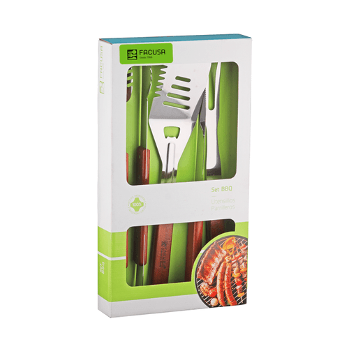Set de Utensilios Facusa X 04PZS BBQ-MPC - 10254009 (JYA)