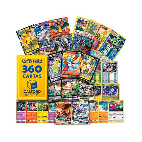 LOTE 360 CARTAS AL AZAR POKEMON TCG