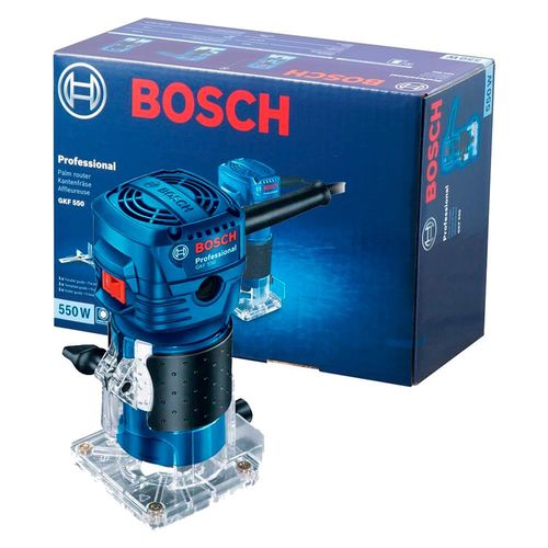 Ruteadora De Palma Eléctrica Bosch 550W GKF 550 Profesional