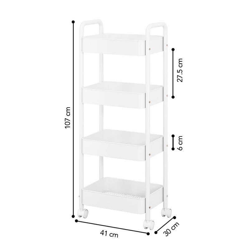 Carrito-Organizador-4-Niveles-con-Ruedas-Multiusos-para-Baño-Cocina-Blanco-JY8