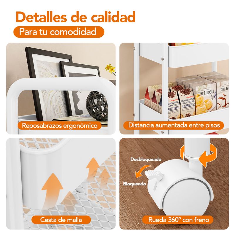 Carrito-Organizador-4-Niveles-con-Ruedas-Multiusos-para-Baño-Cocina-Blanco-JY8