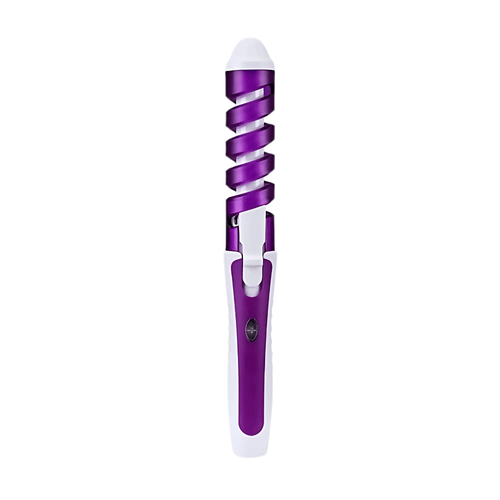 Rizadora De Cabello Pinza Espiral Ondas Bossney Nhc-5300 Morado