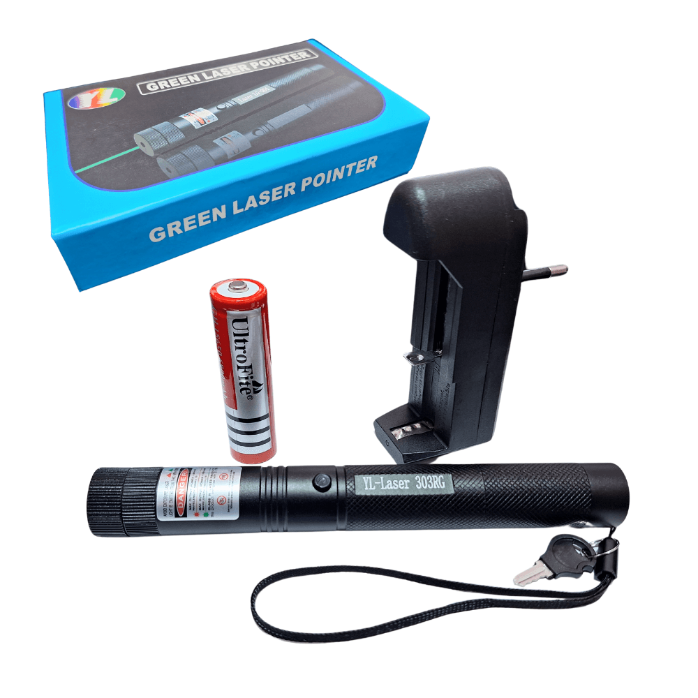 Puntero Laser Verde y Rojo Recargable Gran Alcance