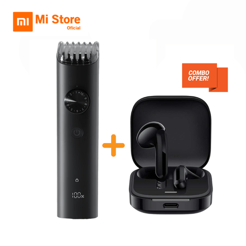 COMBO KIT DE ASEO PROFESIONAL XIAOMI GROOMING KIT PRO + AUDIFONO BUDS 6 ACTIVE - Black