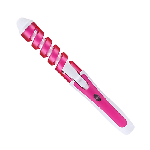 Rizadora De Cabello Pinza Espiral Ondas Bossney Nhc-5300 Rosado