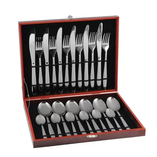 Cubiertos Mesa X 24 Mod.500 Estuche/Marrón - Facusa (JYA)