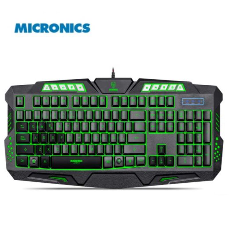 TECLADO-GAMER-MICRONICS-K701T-LED-USB-LUMIERE
