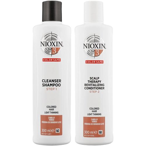 Nioxin-3 Shampoo Densificador + Acondicionador para Cabello Teñido