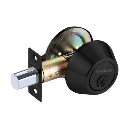 Cerrojo Simple Acero Inoxidable Negro Mate Werken