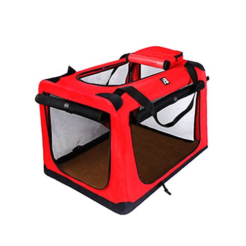 TRANSPORTADOR PARA PERROS GRANDES Rojo M