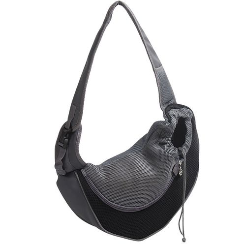 Morral Portable para Mascotas Negro