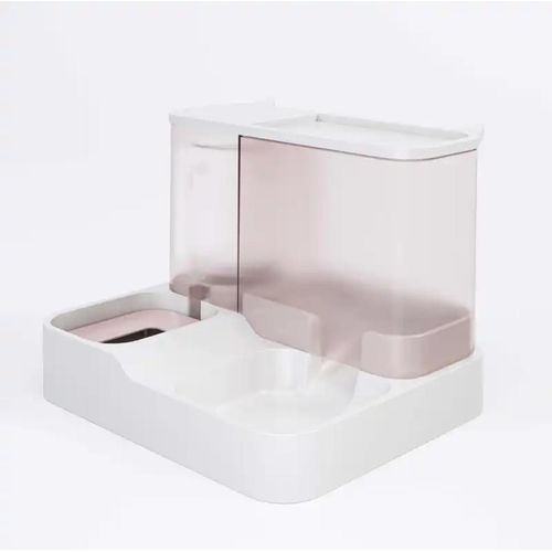 Alimentador Automatico para agua y comida Rosado