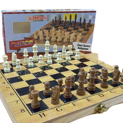 Juego de Ajedrez 3 en 1 Magnético con Tablero Plegable