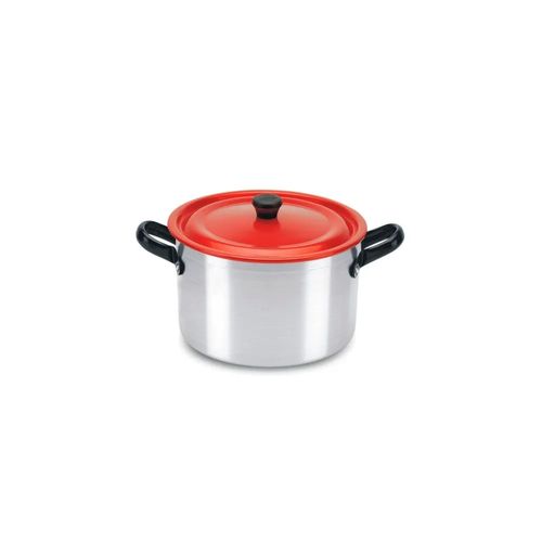 OLLA PEROL DE ALUMINIO RECORD 20 CM DE DIAMETRO CON TAPA 4.1 LT