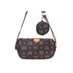 Cartera-Bolso-Monedero-3-en-1-Marron
