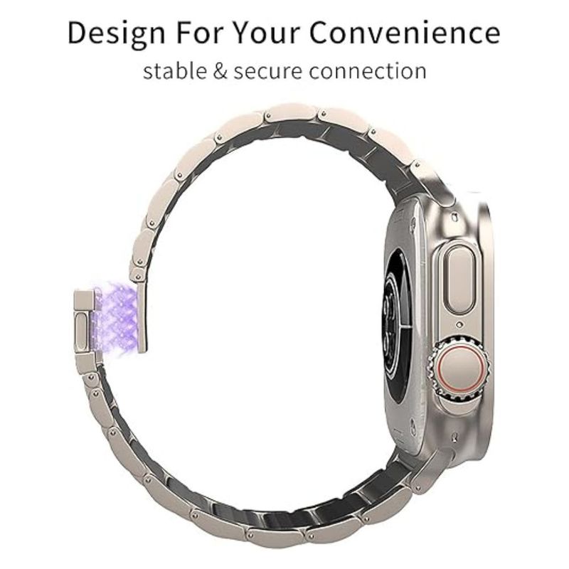 Correa-de-Titanio-para-Apple-Watch-Ultra-1-Ultra-2-Cierre-Magnetico-Matte-