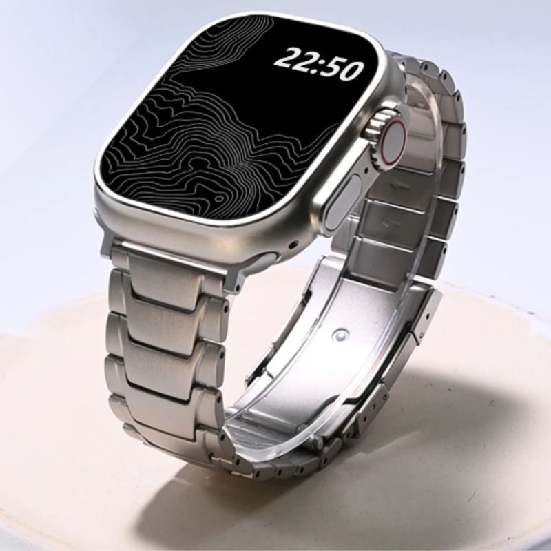 Correa-de-Titanio-para-Apple-Watch-Ultra-1-Ultra-2-Iron-Hide-Matte-