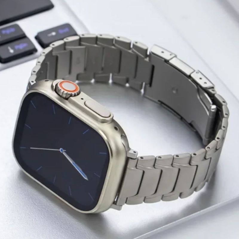 Correa-de-Titanio-para-Apple-Watch-Ultra-1-Ultra-2-Iron-Hide-Matte-