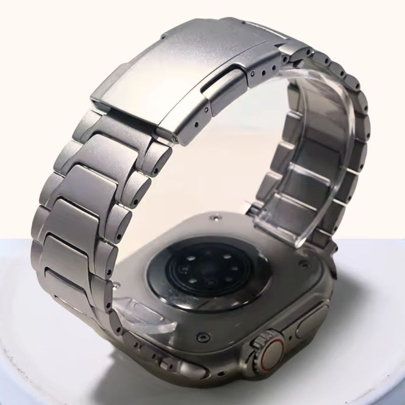 Correa-de-Titanio-para-Apple-Watch-Ultra-1-Ultra-2-Iron-Hide-Matte-