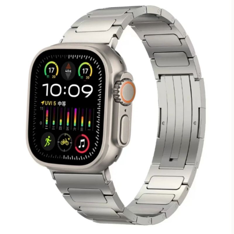 Correa-de-Titanio-para-Apple-Watch-Ultra-1-Ultra-2-Center-Square-Cierre-Pulsador-Matte