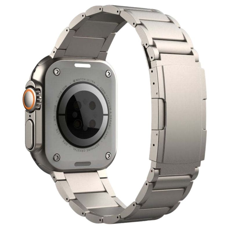 Correa-De-Titanio-Para-Apple-Watch-Cierre-Tipo-Doble-Boton