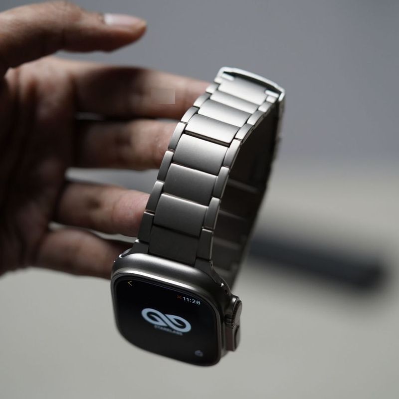 Correa-De-Titanio-Para-Apple-Watch-Cierre-Tipo-Doble-Boton
